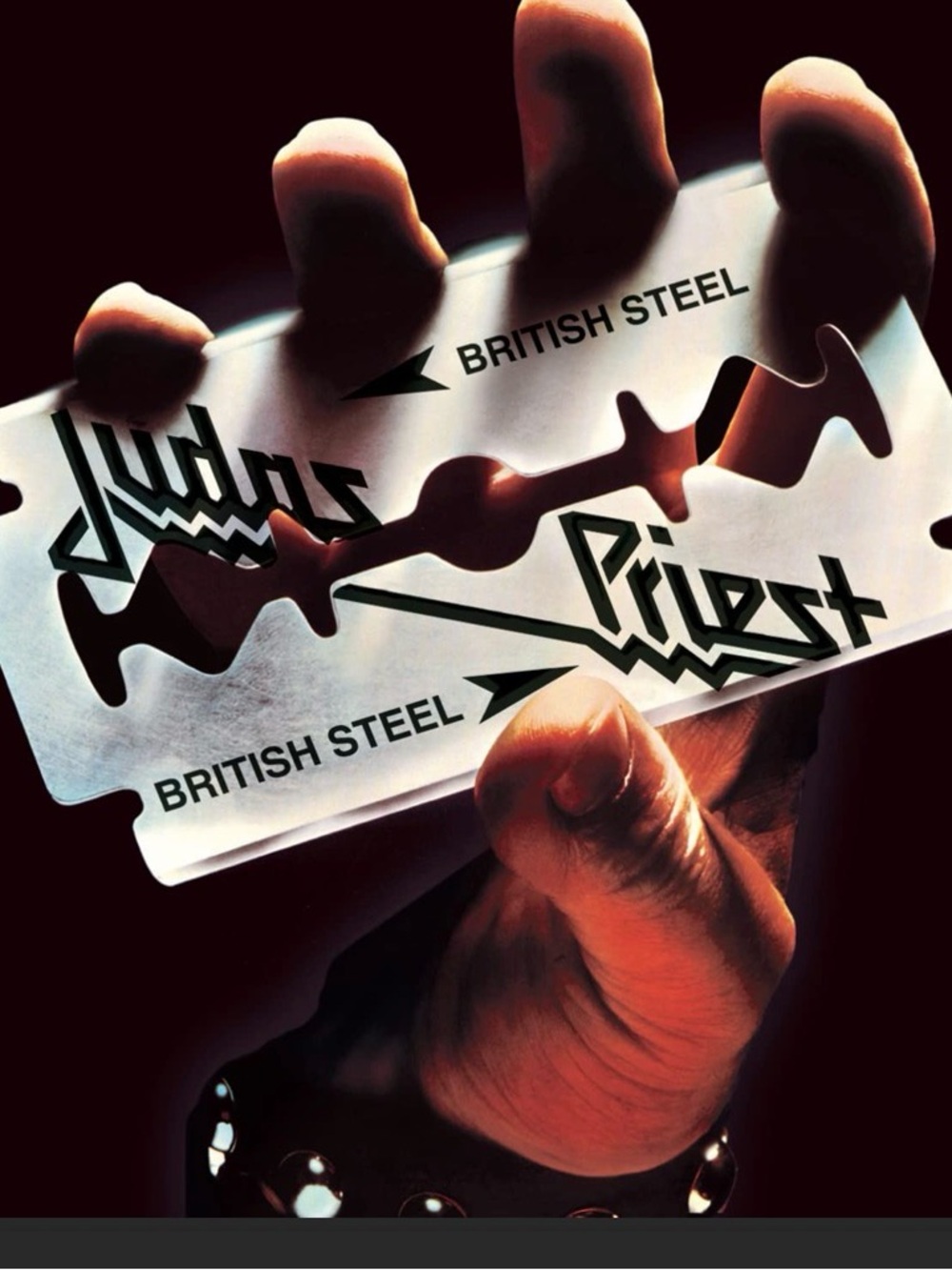 Judas Priest British Steel LP Record Vinyl 12" 33 RPM Black Heavy Metal Album